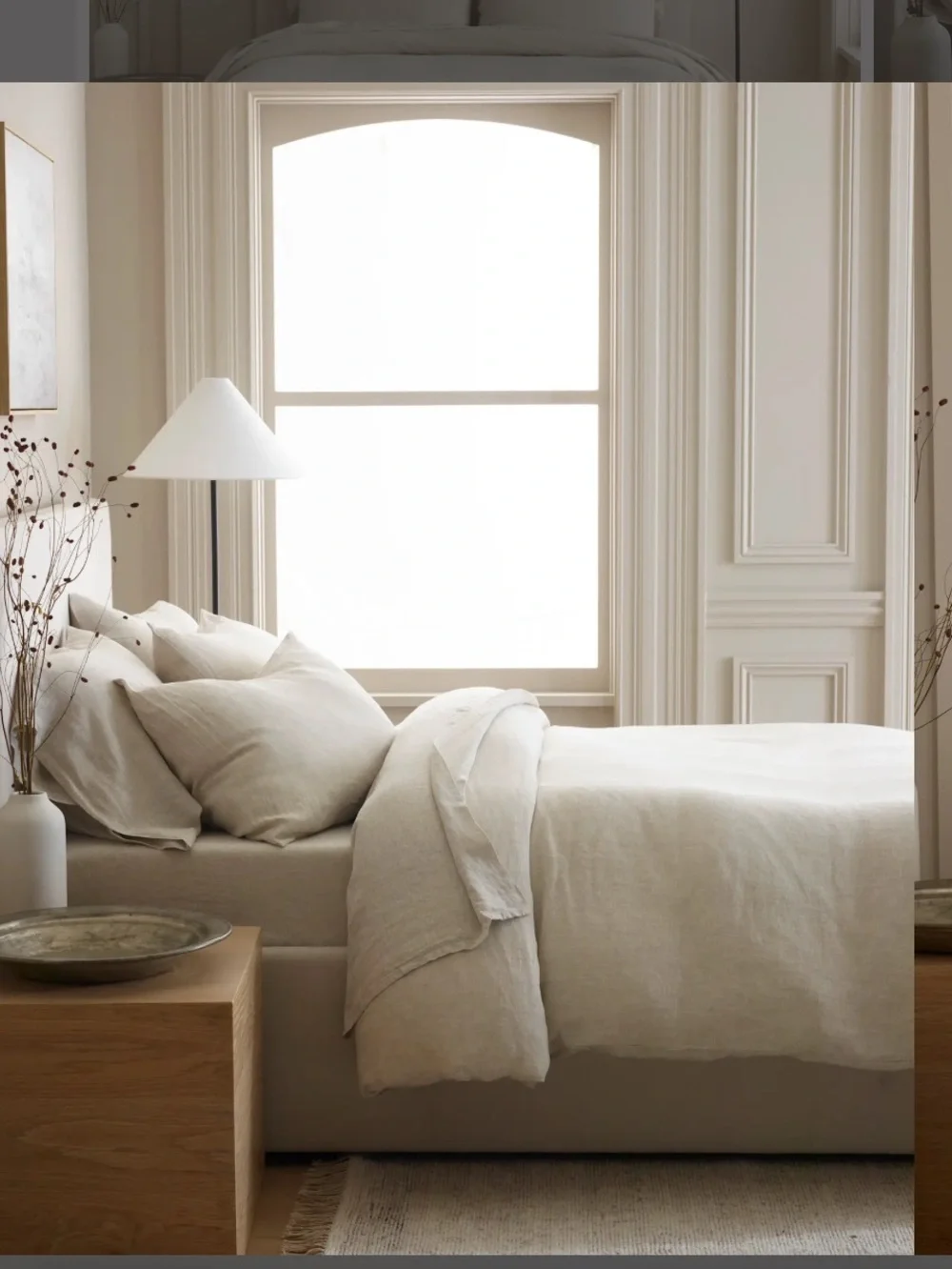 European Linen Chambray Duvet Cover Set Full/Queen